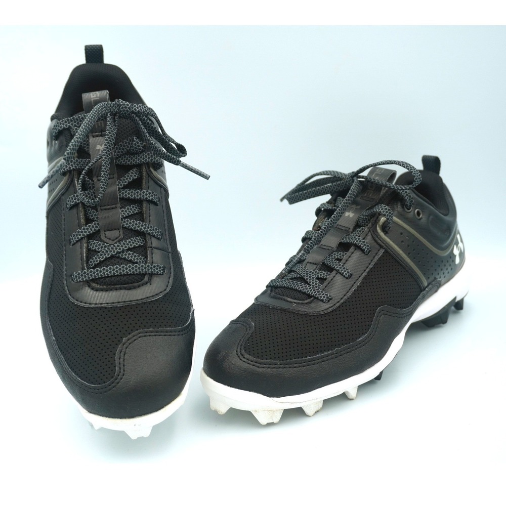 Under Armour Glyde RM Softball Cleats Size 7.5 Black White 3024330-001